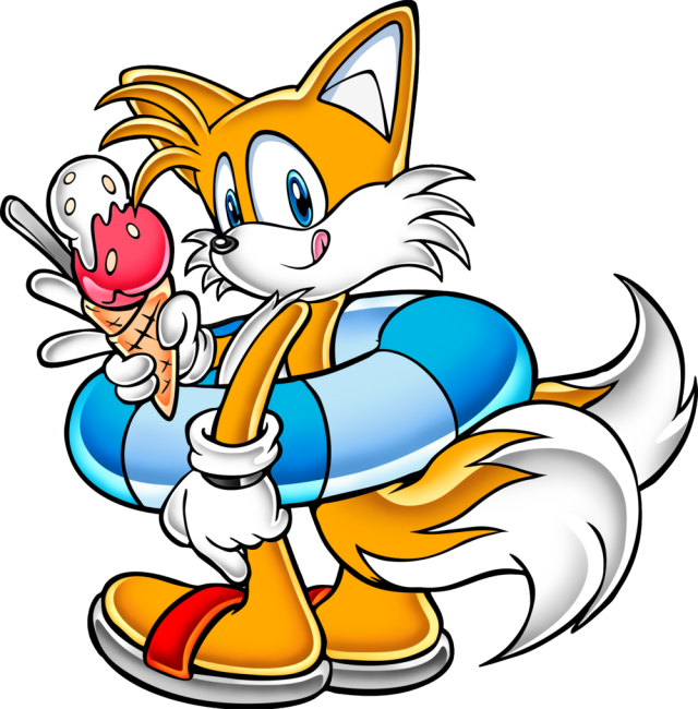 People give the blob feet a lot of hate, but honestly, I kinda like the simplicity. #tails #tails the fox #sonic #sonic the hedgehog #sonic adventure#miles prower#sth