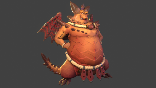 Spyro Reignited Trilogy - Magnus (details, Flat Shaded) |more Renders Full Size 