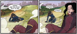 threehoursfromtroy:  fuliajulia:  IT HAPPENED! ASAMI’S HAIR GOT MILDLY TOUSLED! omfg this  Does anyone else see how easily the next few panels could lead to a kiss? Like how super easy? Like oh my gosh guys. This is the first point they’ve stopped