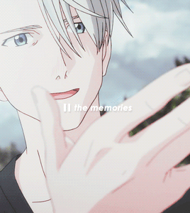 shiruba-tsuki:Victuuri Week - Day 7: Endings (Memories/Moments)play the moments. pause the memories.