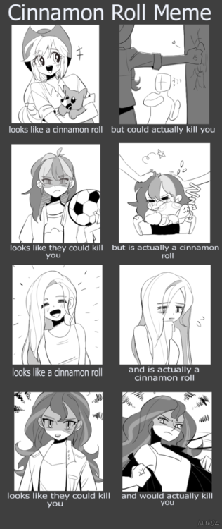 dusty-munji: Cinnamon Roll meme!!