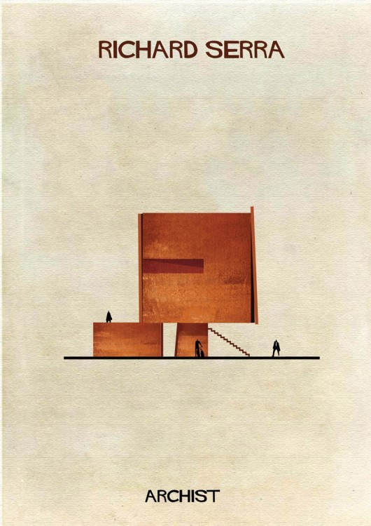 artruby:  Famous art as architecture by Federico Babina. 