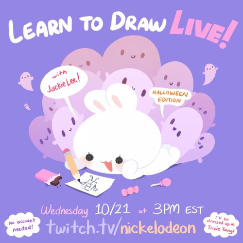 Learn to Draw Live with Jackie Lee!Join Storyboard Revisionist, Jackie Lee, for a spooky Halloween N