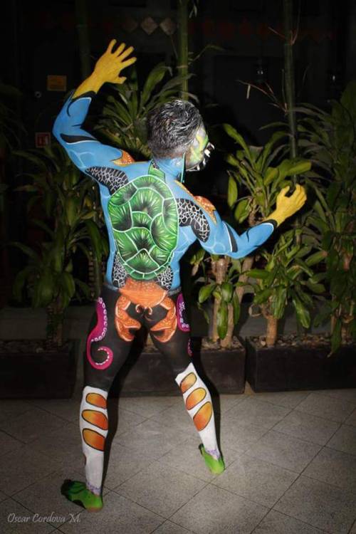 danislasbook:  #bodypaint #malemodel