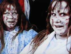 arcaneimages:  On set. Exorcist  