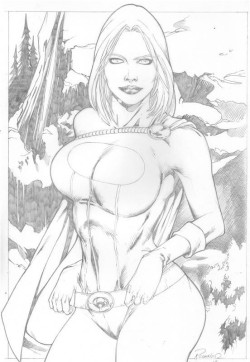 geeked101:  Power Girl (Art by Reginaldo