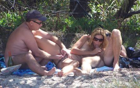 sex-for-nudists-and-naturists:  the best place to have sex is on the beach when we’re