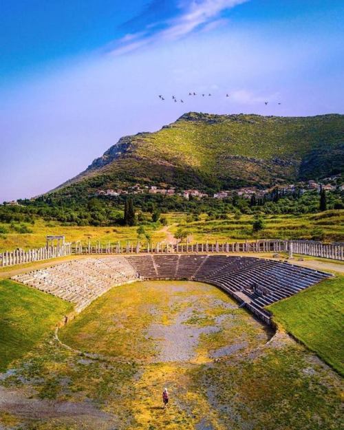 The Stadium of the ancient city Messini, c. 370 BC. 