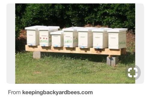 Brainstorming bee hive stand ideas….