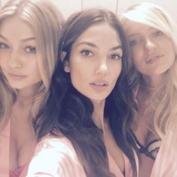 vicsecretmodels:  Gigi, Lily & Candice