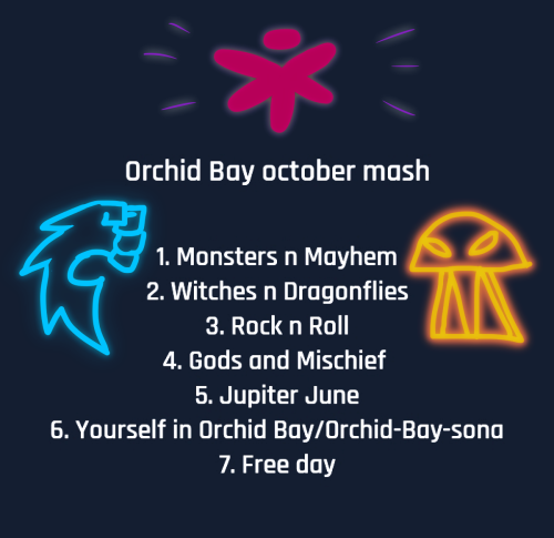 Orchid Bay October mash!A Life and Times of Juniper Lee Halloween promptlist! 25-31 Oct!Since this s