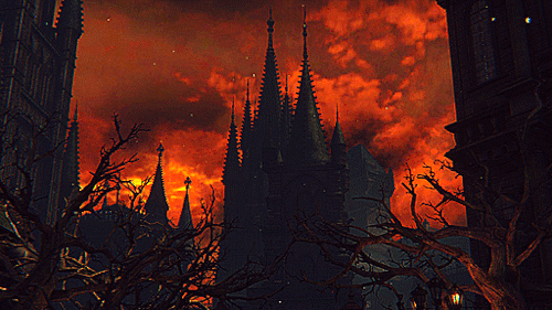 djurito:Sunset over Central Yharnam