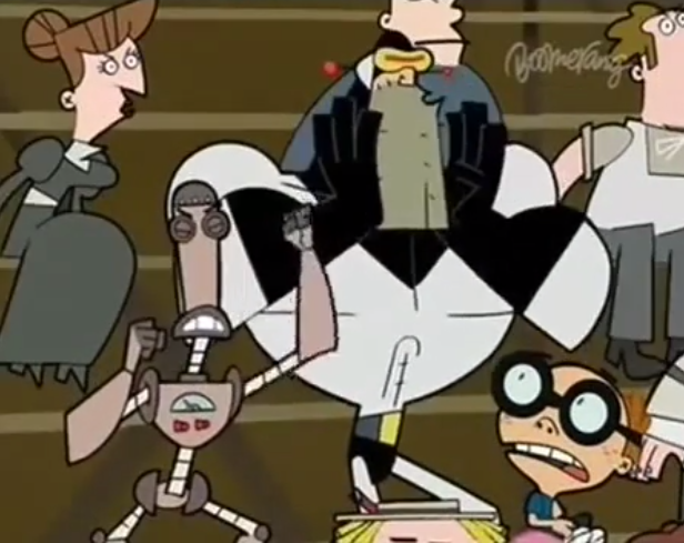 Time Squad Screencaps — “it Was Worth It” Larry After Throwing His Leg At