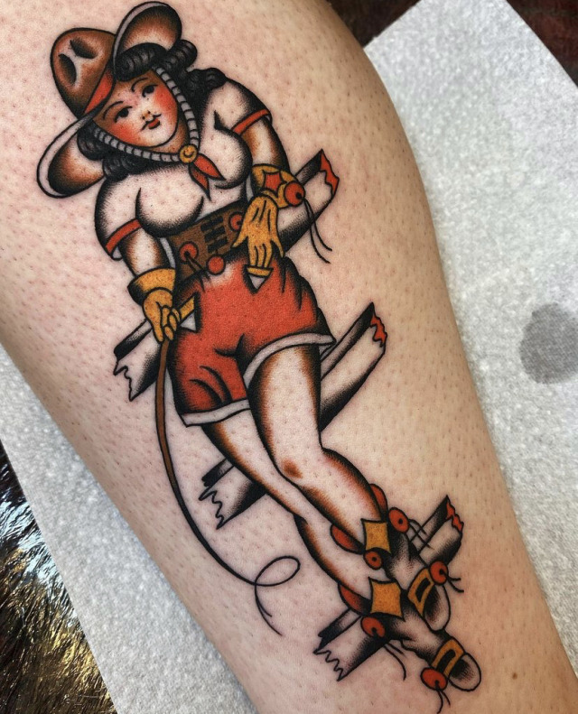 50 Rootin Tootin Cowboy and Cowgirl Tattoos  Tattoo Ideas Artists and  Models