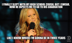 comedycentralstandup:  Your Joke of the Day from Amy Schumer. Watch the full clip here. 