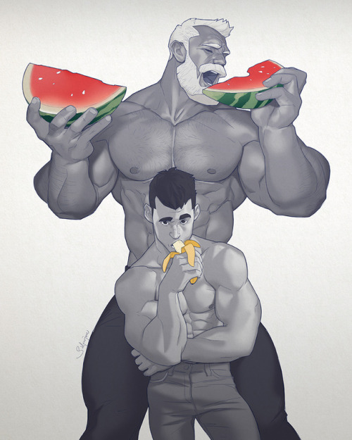 silverjow:Hunks of the week #64https://www.patreon.com/silverjowJock and… Gramps? :PAll c