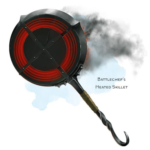 !Battlechefs Heated SkilletWeapon (mace), Rare___