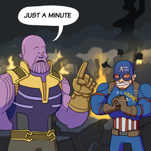 thanos preparing for endgame episode 10: captain america Time Stone shenanigans, yay!