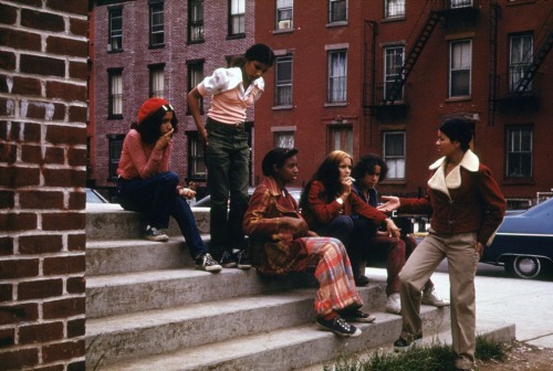 Latin Youths At Lynch Park In Brooklyn, June 1974