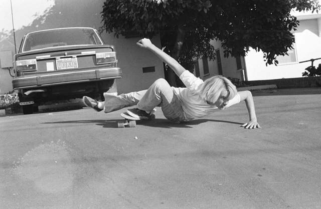 zephyrboyss:  This photo of Jay was shot in 1975 by his father Kent skating his driveway