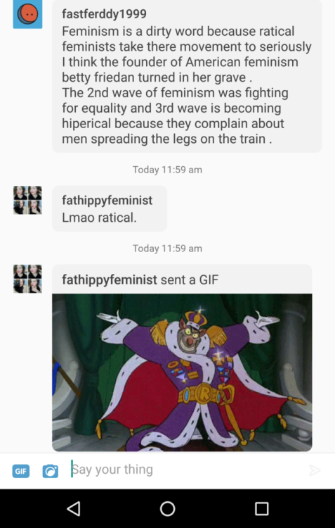 fathippyfeminist: Fuck I’m such a kid.