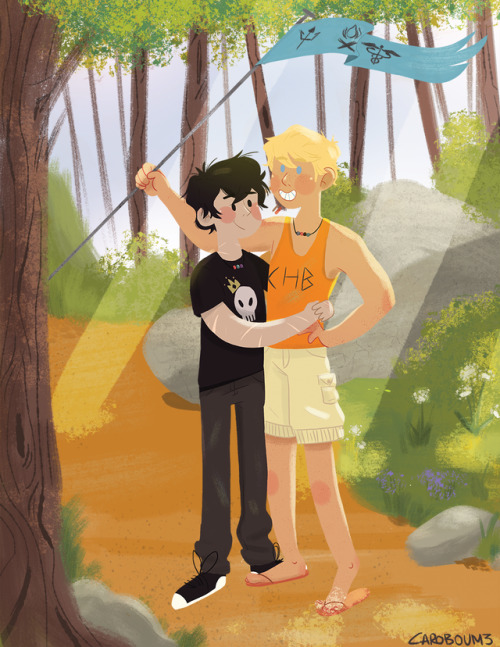 caroboum3: I hope you’re all having a good day! Here’s a Solangelo!