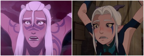 A few time ago, before the debut of season 3, I collected all the on-screen parallels between Rayla 