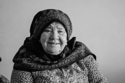 humansofgaza:    A 76 years old Palestinian woman. She was forced to leave her home after the 1948 Nakba when she was 11. In the First Palestinian Intifada two of her sons were martyred, her husband died, and 9 of her sons and daughters were in Israeli