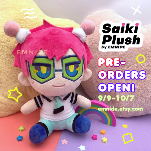 emnide: [ reblogs appreciated!] ★ PLUSH PREORDERS ARE OPEN!! ★ full of incomprehensible psychic powe