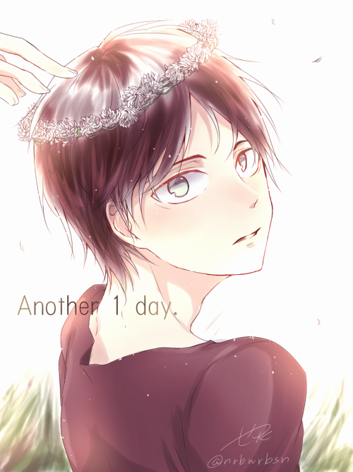 rivialle-heichou:  也火@ついった/ エレン誕カウントダウン！ With permission to repost, do not reprint without proper permission [please do not remove source]
