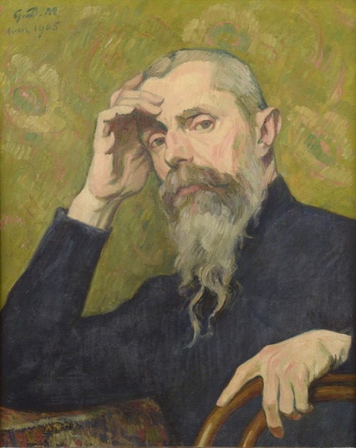 Georges Daniel de Monfreid (French, 1856-1929)Autoportrait, 1905Oil on canvas, 60 x 50 cm.
