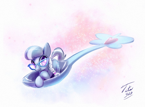 tsitra360:Silver Spoon - 30 Min ChallengeAttended the My Little Art Challenge today and the topic was Silver Spoon. 