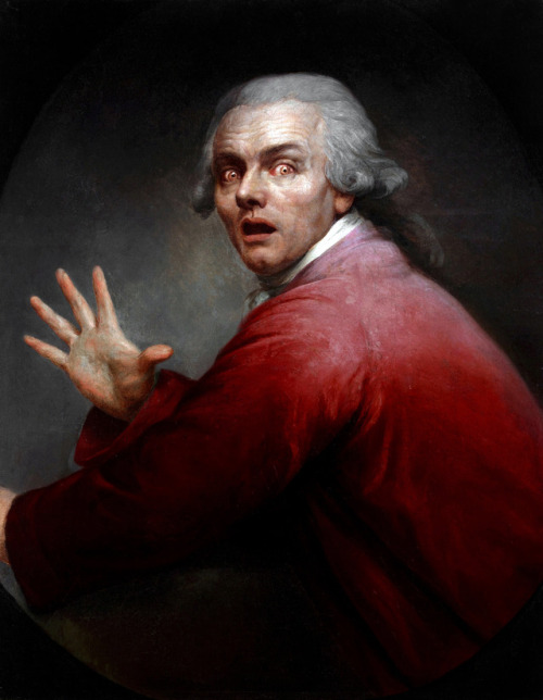 Joseph Ducreux - Self-portrait in Surprise and Terror (1791)