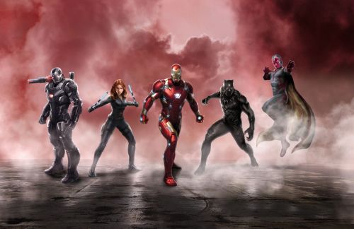 neme303:  therealsongbirddiamondback:  majingojira:  geekgirl101:  brony-boy:  Oh hey! Civil War team concept art! … Why isn’t Wanda on Team Cap? We were promised more Wanda!  WHY IS BLACK PANTHER SUPPORTING TONY?  Things we know for somewhat certainty: