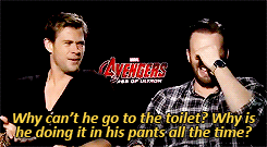 radiophile:sherloques:A lot of the cast members have young children. Was there an Avengers day care 