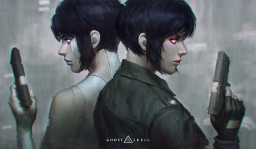 geekearth1:  Ghost in the Shell by  GUWEIZ (炜炜)