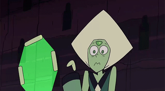 airbenderedacted:  kyuubi83256:  Peridot edit without her visors      fuck you i