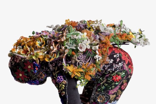 jean-luc-gohard:mocada-museum:Black Future Month: Nick CaveNick Cave is an American fabric sculptor, dancer, and performance artist. He is best known for his Soundsuits: wearable fabric sculptures that are bright, whimsical, and other-worldly. He also