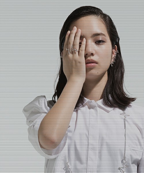 (NOISE LONG NECKLACE -WOMEN-（ネックレス）｜ANREALAGE（アンリアレイジ）のファッション通販 - ZOZOTOWNから) 小松菜奈
