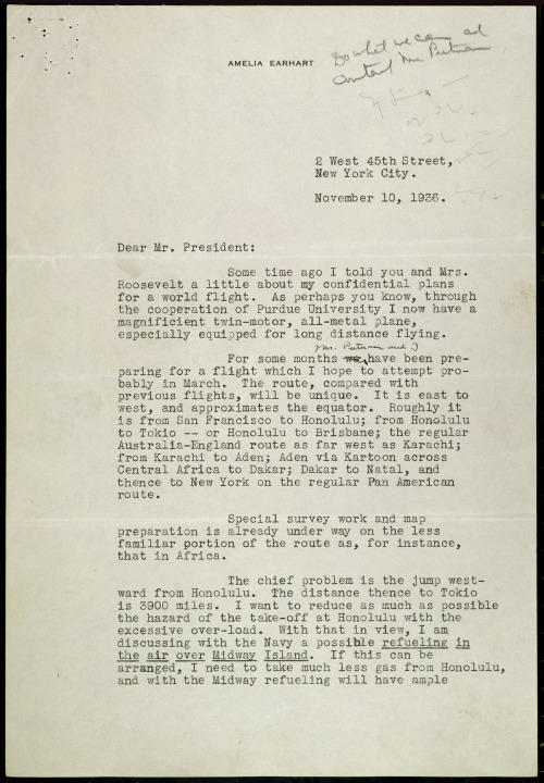 fdrlibrary:“Sometime ago I told you and Mrs. Roosevelt a little about my confidential plans fo