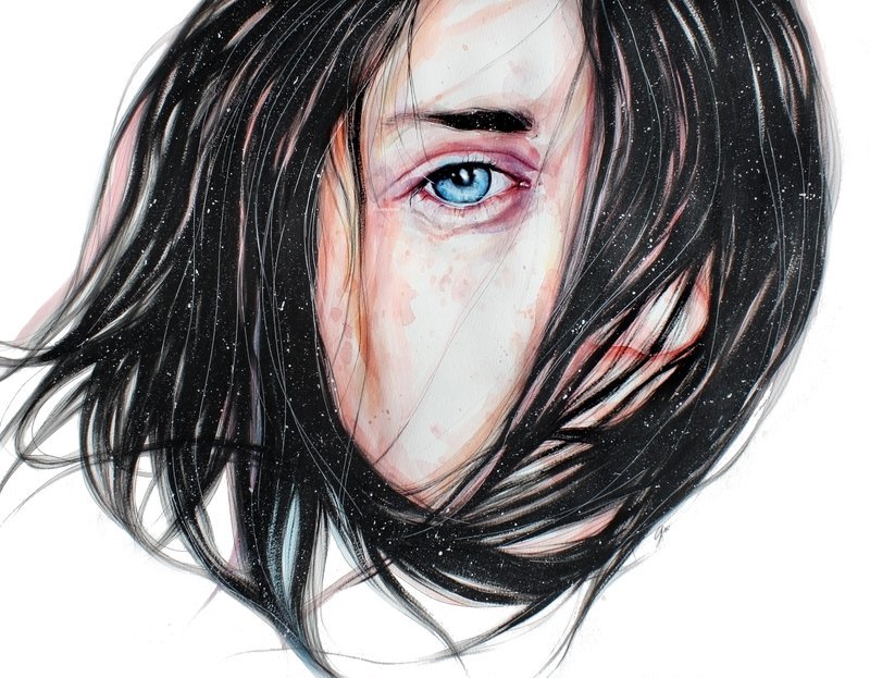 crossconnectmag:  Watercolors by Chiara Aime    Chiara Aime was born in 1991 in