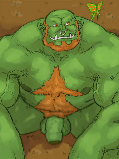 hottie-monsters:  Monster Monday Orcs by Grisser   I fucking love these! Now every time I play WoW all I’ll want to imagine is naked Orcs everywhere!