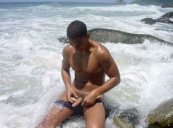 brazilianguysandboys:  young brazilian boy naked beach