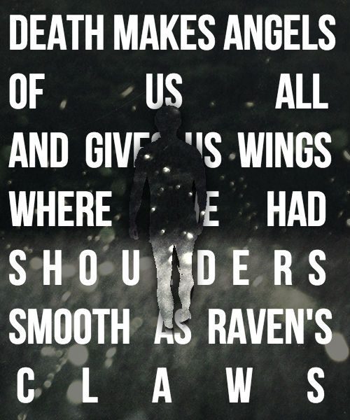 queenlyanna:Hannibal ☞ Coquilles Death makes angels of us all and gives us wings where we had should