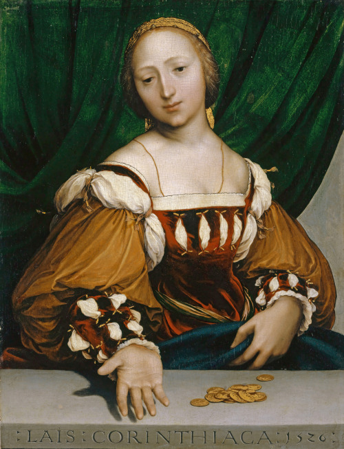 electronicgallery:Lais of Corinth by Hans Holbein the YoungerInspiration for Susan’s dress in the co
