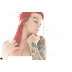 donyx-sgh:  #sgfriskyfriday 📷: @buckeyeghost_photography @suicidegirls #redhair #altmodel #tattoedbabes #tgif 💛