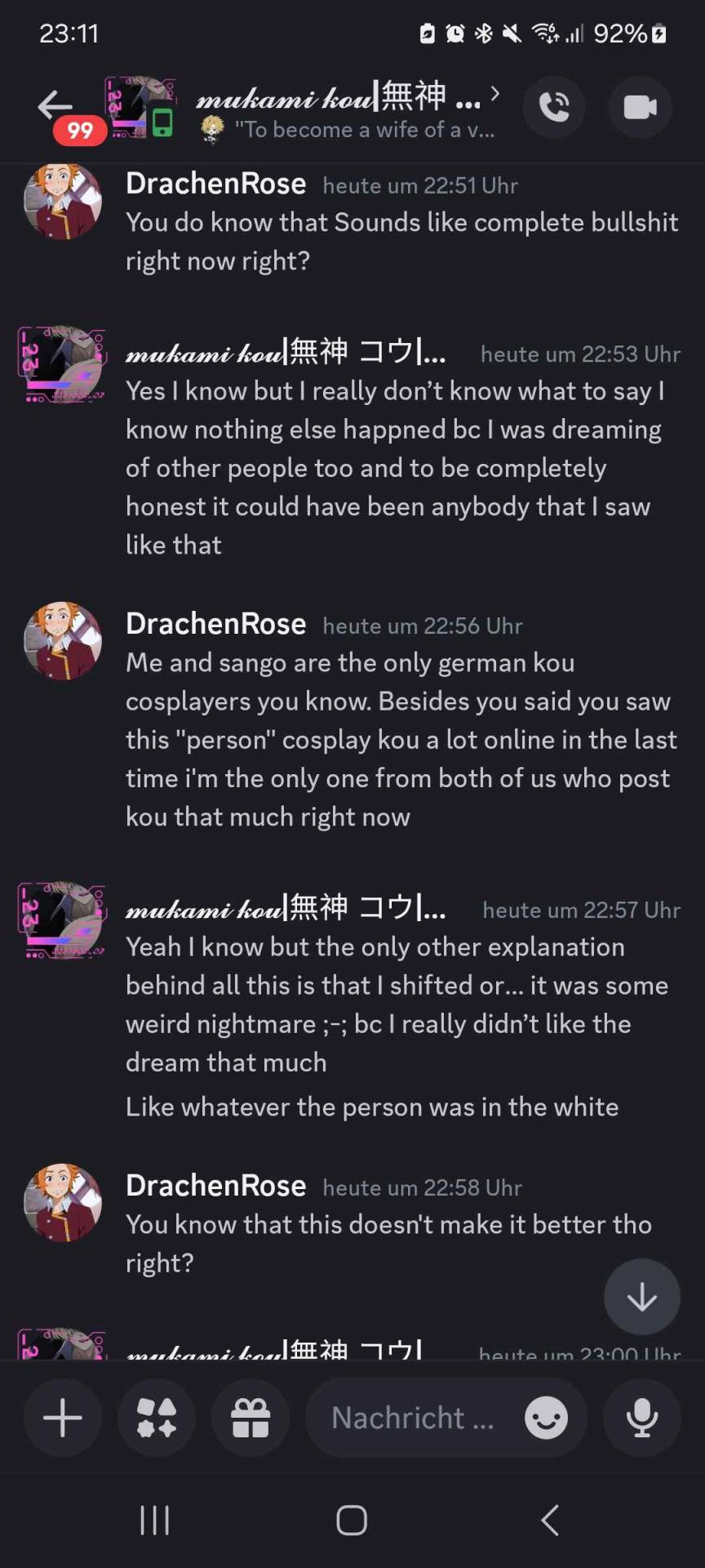 I Have A Serious Issue I Need To Talk To You About, It's About Kat, Or @koumukumailife I Have Screenshots