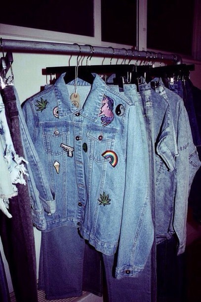 jean jacket no We Heart It - http://weheartit.com/entry/238087685