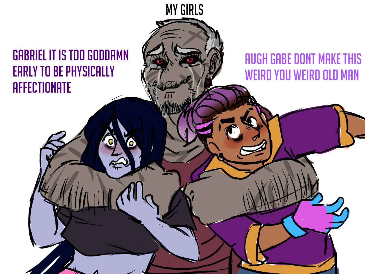 dogtit: dont tag as daddykink cause thats not what this is anyway; sombra gets snagged