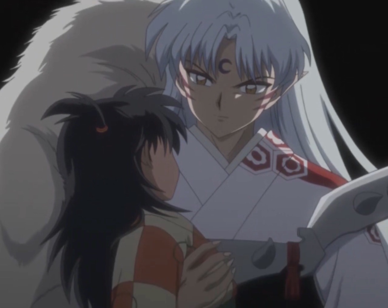 Sesshomaru: Rin, my darling, will you PLEASE stay in the tree this time? Rin:  Heh… no : r/Yashahime